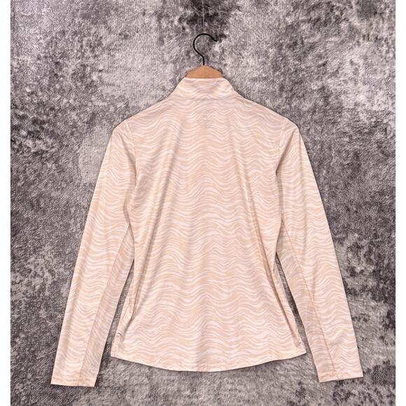 San Soleil 1/4 Zip Top XS Womens Print UV 50+ Cooling Golf - Picture 3 of 7